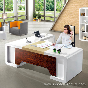 Modern Minimalist Piano Paint Office Desk Executive Desk